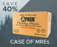 MRE Ultimate Self-Heating Full Meal - CASE of 12